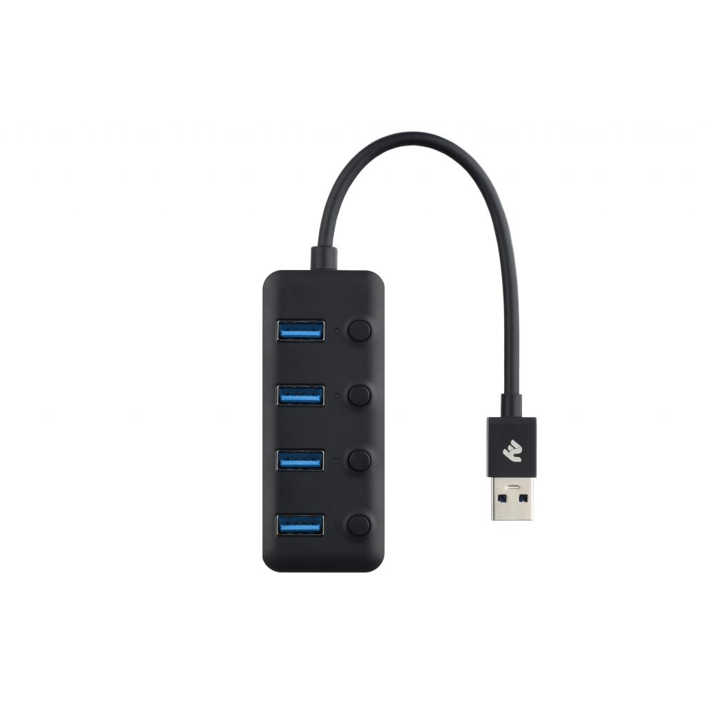 Концентратор 2E USB 2.0 to 4*USB3.0, with switch, 0.25 м (2E-W1405)