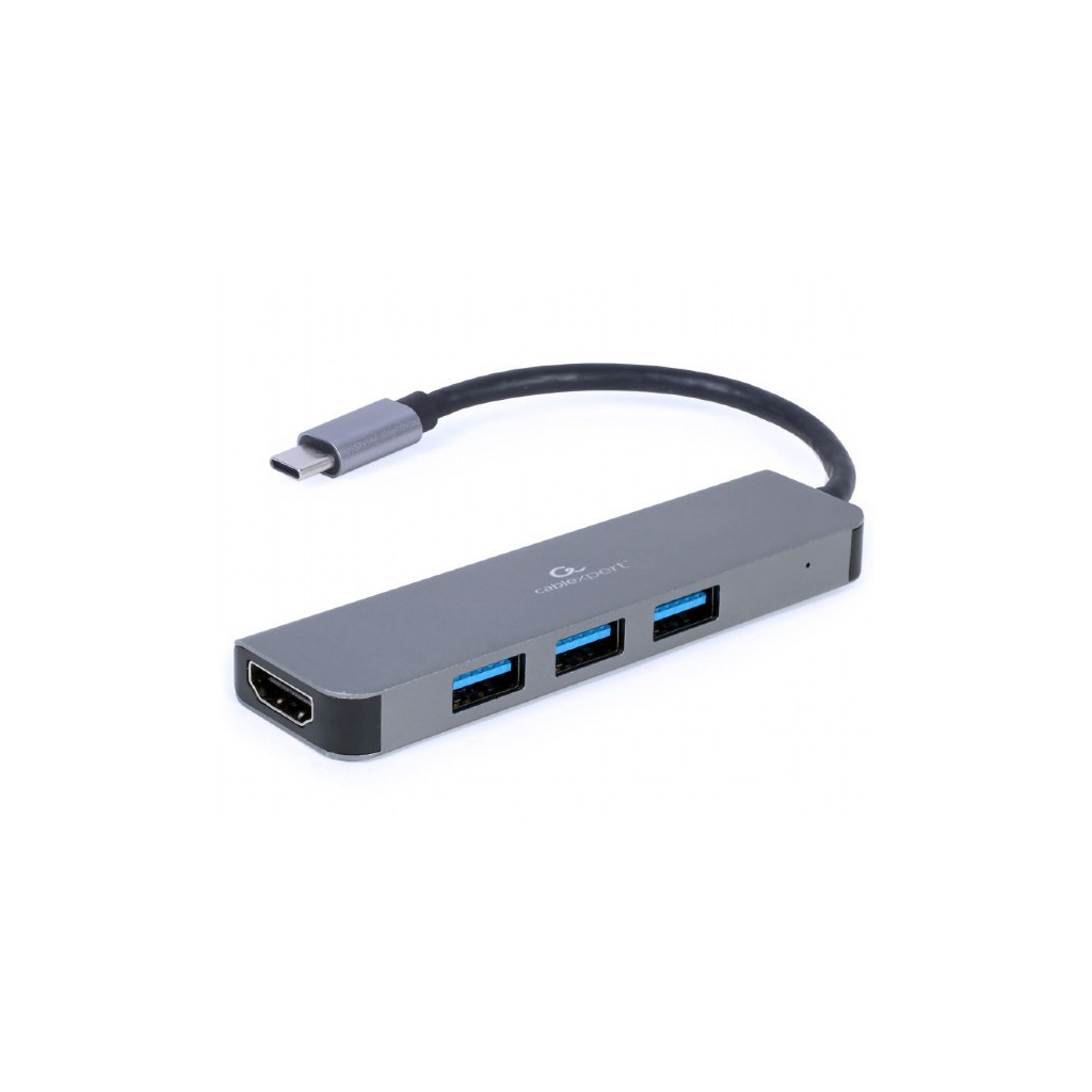 Концентратор Cablexpert USB-C 2-in-1 (A-CM-COMBO2-01)