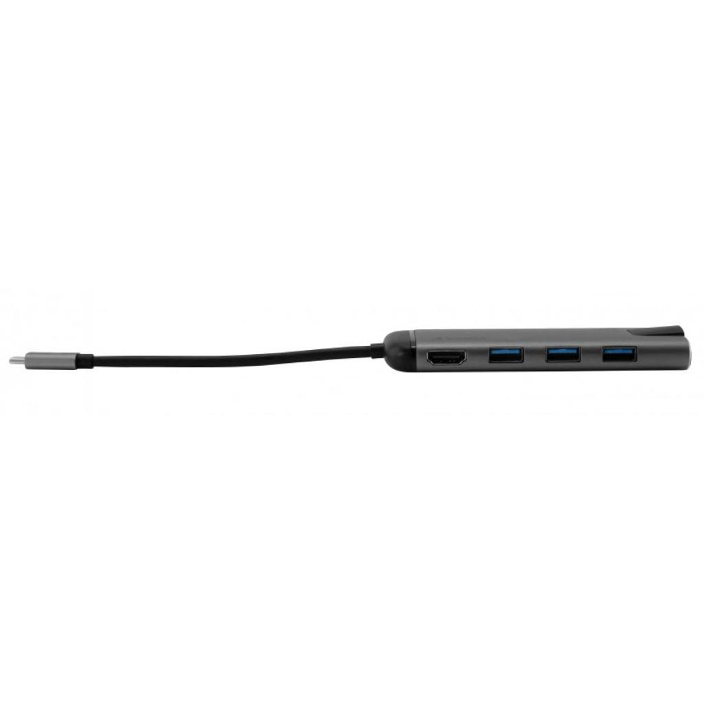 Концентратор Verbatim USB-C to U3.1G1/U3.0/HDMI/SD/mSD/RJ45 (49142)