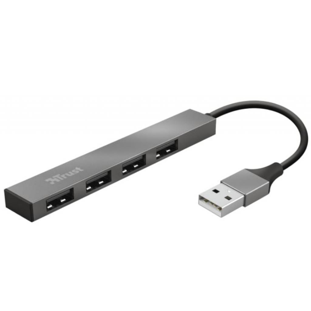 Концентратор Trust Halyx Aluminium 4-Port Mini USB Hub (23786_TRUST)