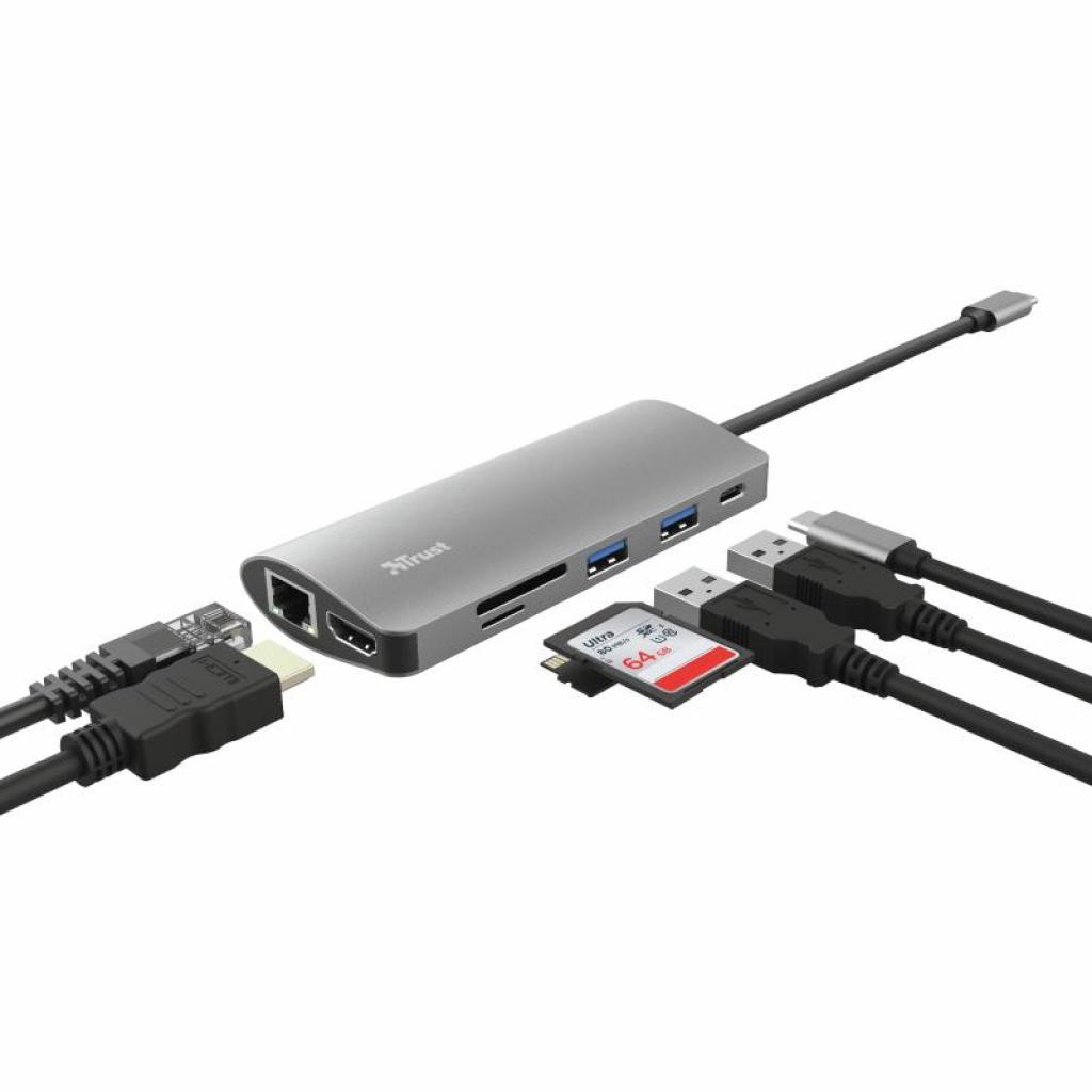 Концентратор Trust DALYX 7-IN-1 USB-C ALUMINIUM (23775_TRUST)