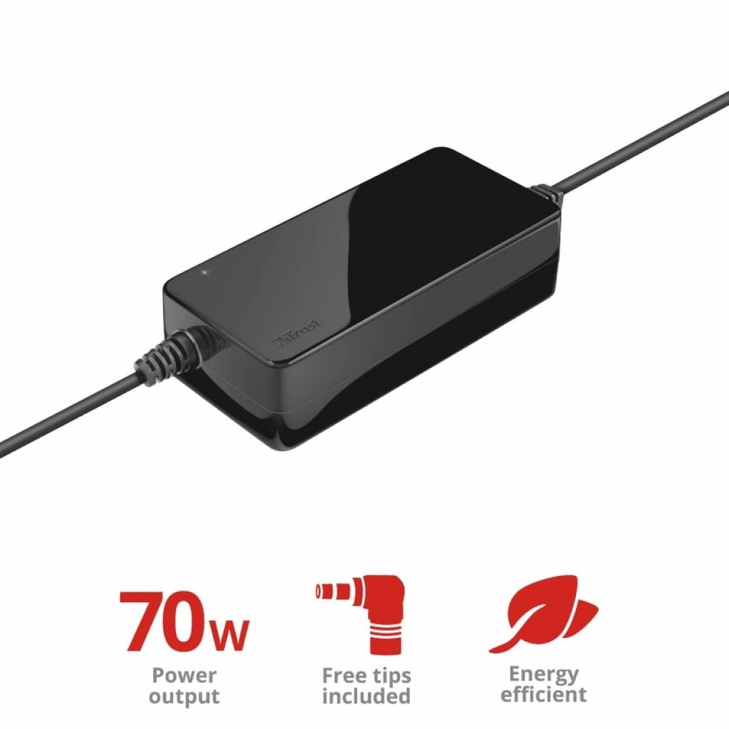 Блок живлення до ноутбуку Trust Primo 70W-19V Universal Laptop Charger (22141_TRUST)