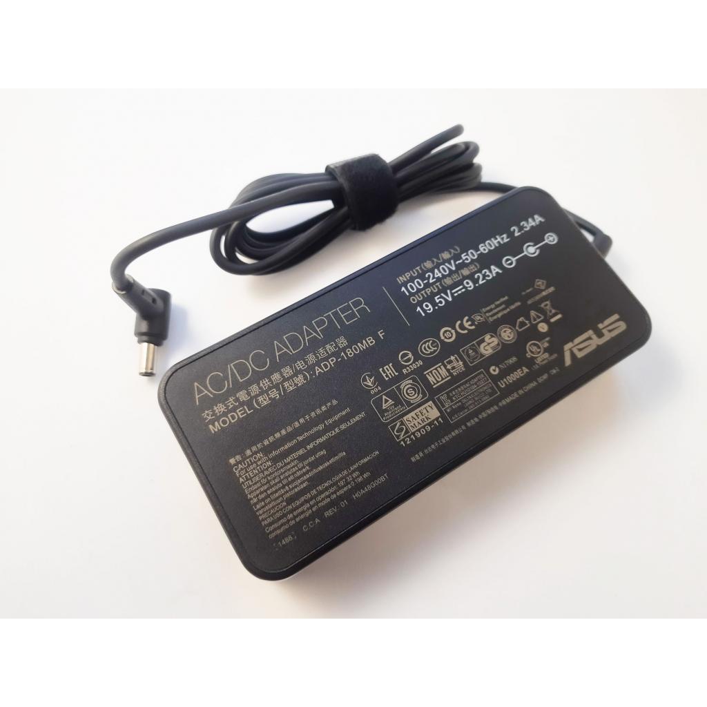 Блок живлення до ноутбуку ASUS 180W 19.5V, 9.23A, роз'єм 6.0/3.7 (pin inside), Slim-корпус (ADP-180MB / A40298)