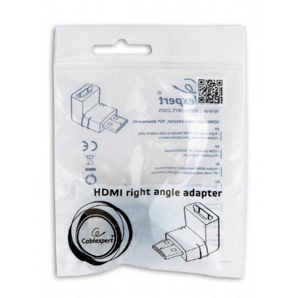 Перехідник HDMI M to HDMI F Cablexpert (A-HDMI90-FML)