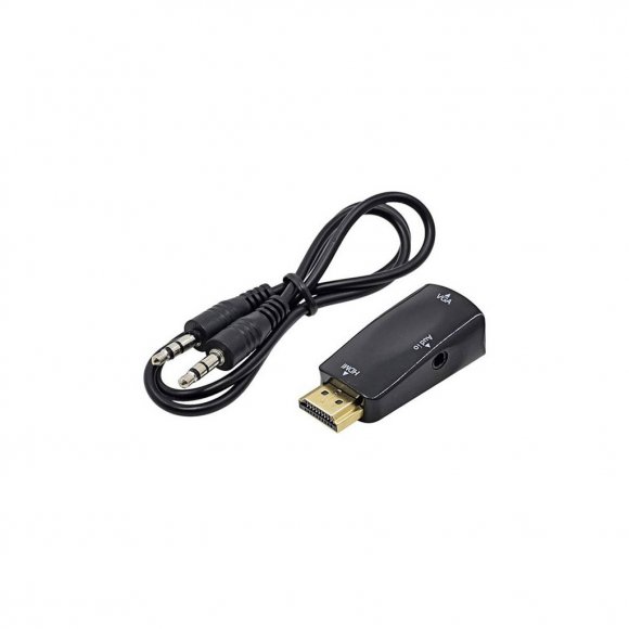 Перехідник ST-Lab HDMI male (PC/laptop) - VGA F(Monitor) (U-991 black)