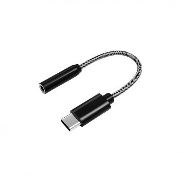 Перехідник Type-C to AUX3.5(F) DAC 0.1m black Atcom (15035)