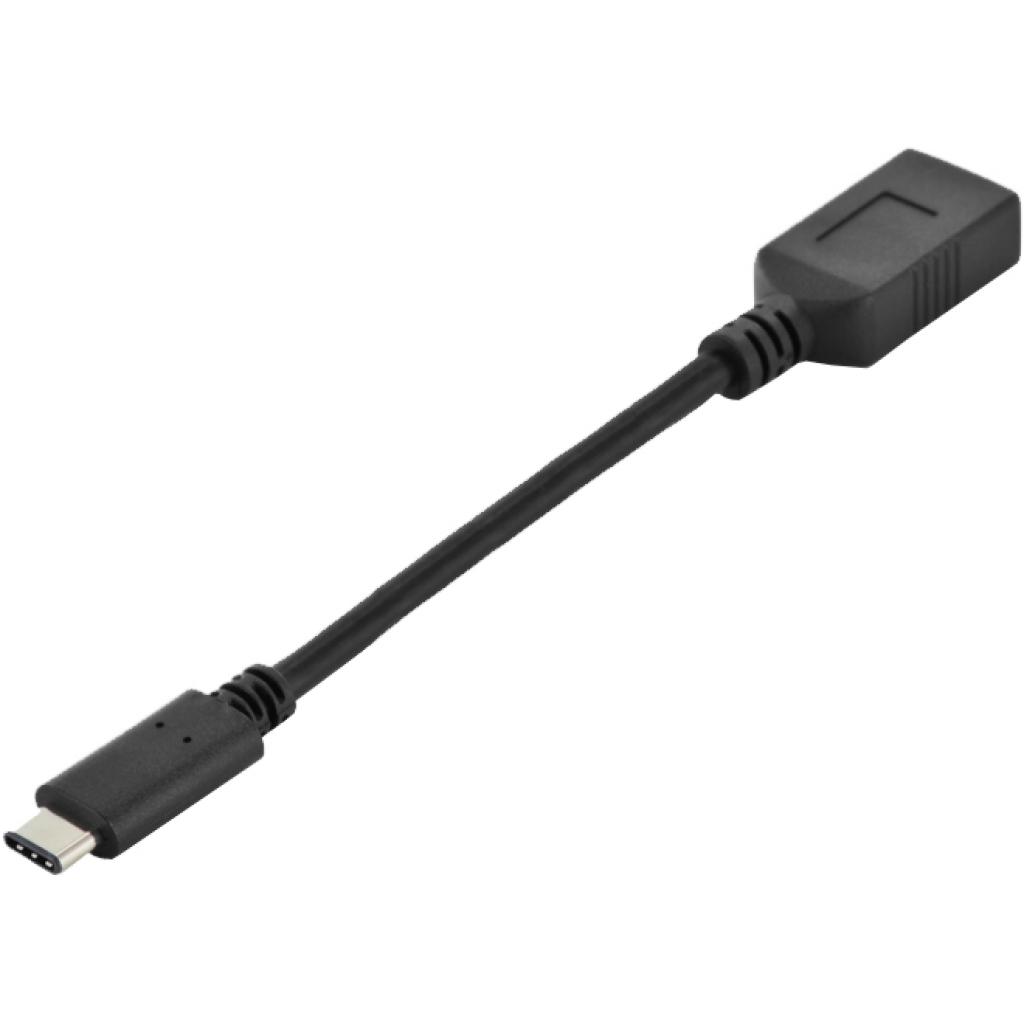 Перехідник Type-C to USB AF 0.15m Digitus (AK-300315-001-S)