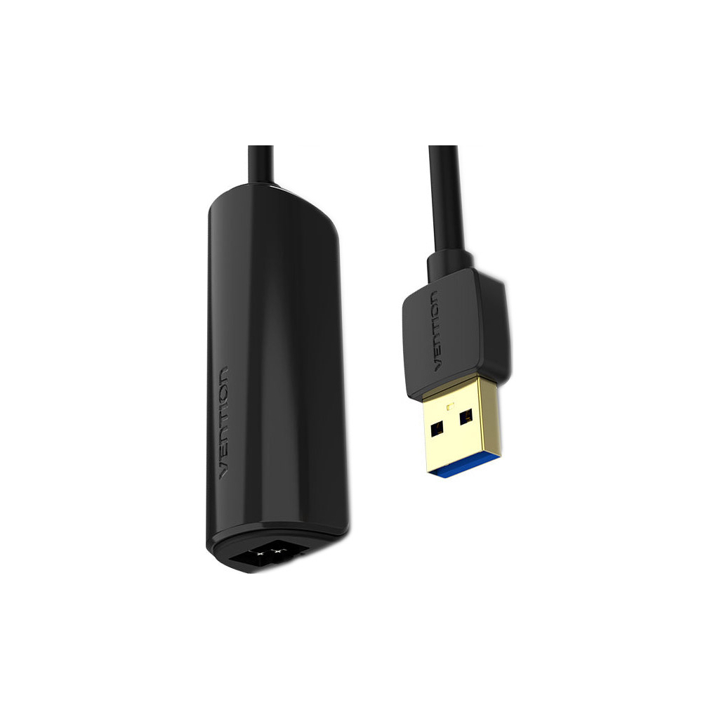 Перехідник USB 3.0 to Ethernet RJ45 1000Mb black Vention (CEHBB)