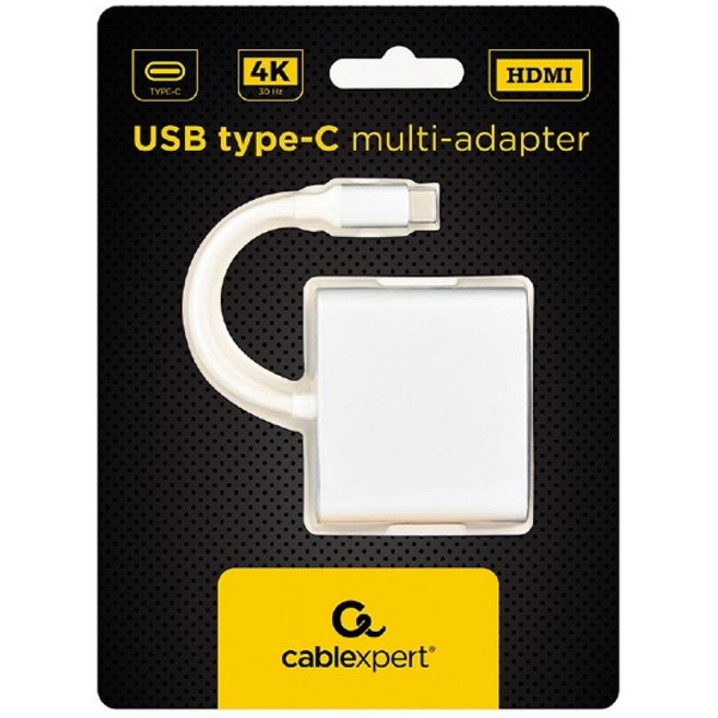 Перехідник USB Type-C to HDMI Cablexpert (A-CM-HDMIF-02-SV)