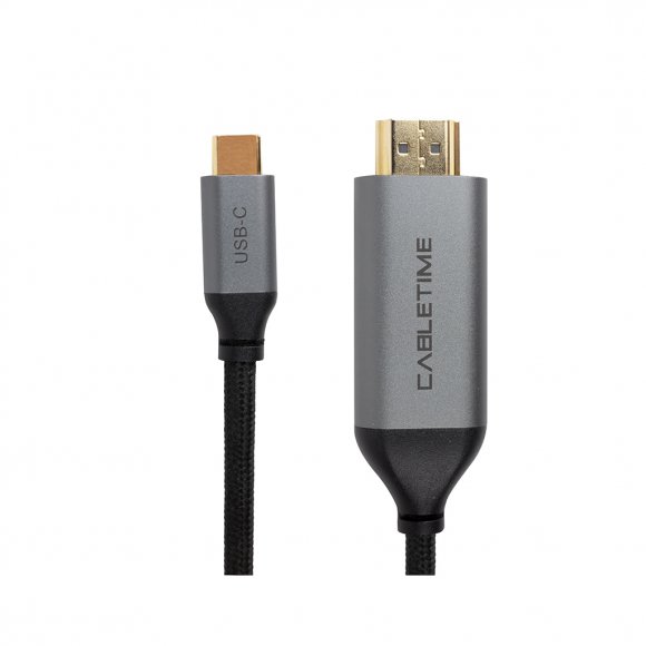 Перехідник USB-C to HDMI, 4K, Ultra HD, V2.0 1.8m PowerPlant (CA913350)