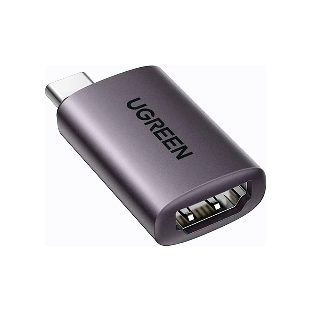 Перехідник USB2.0Type-C to HDMI F (US320) gray Ugreen (70450)