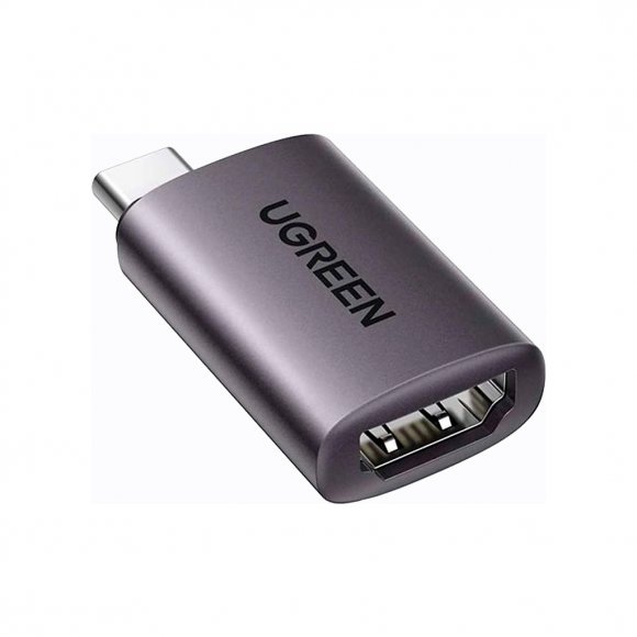 Перехідник USB2.0Type-C to HDMI F (US320) gray Ugreen (70450)