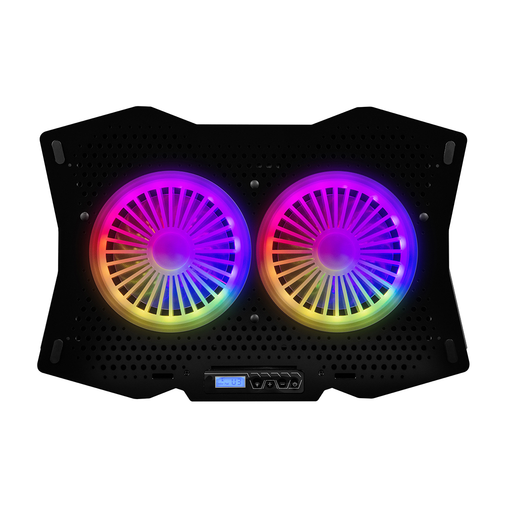 Підставка до ноутбука Modecom SILENT FAN MC-CF18 RGB (PL-MC-CF-18-RGB)