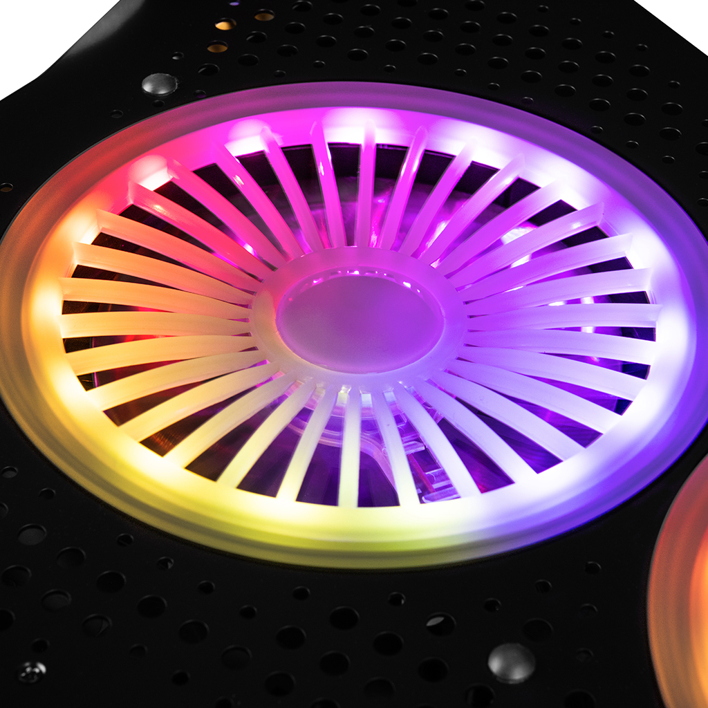 Підставка до ноутбука Modecom SILENT FAN MC-CF18 RGB (PL-MC-CF-18-RGB)