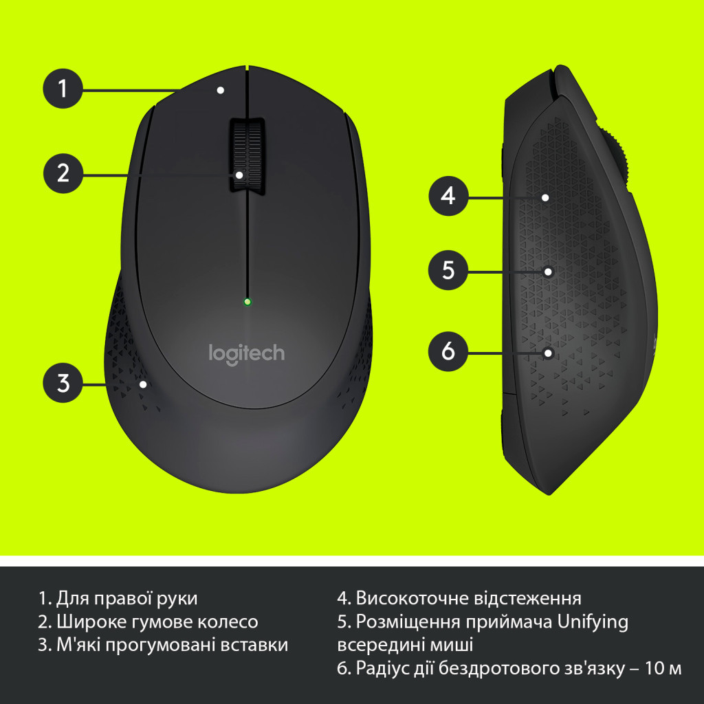 Мишка Logitech M280 Black (910-004287)