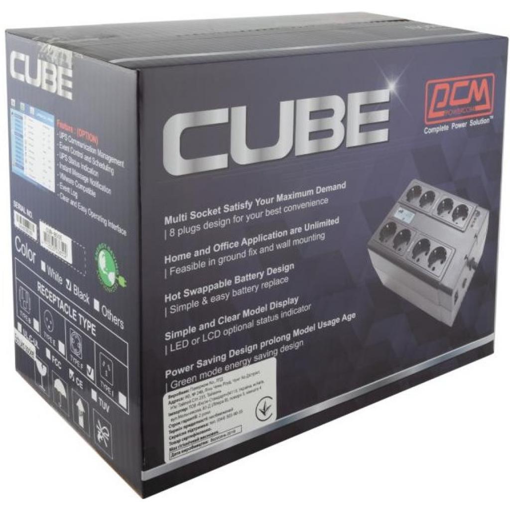 Пристрій безперебійного живлення Powercom CUB-850E USB (CUB.850E.USB)