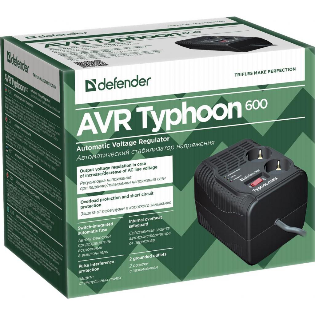 Стабілізатор Defender Typhoonl 600VA (99032) (99032)