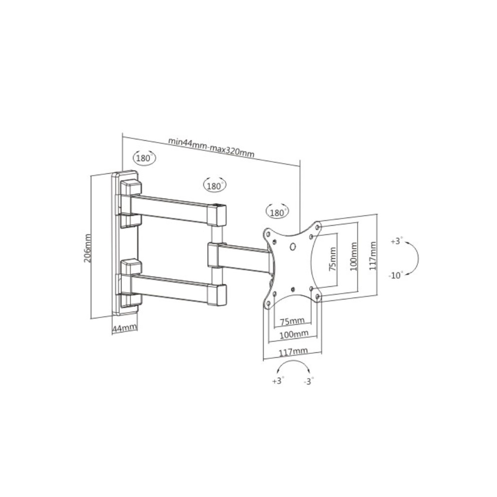 Кронштейн ITech LCD33B