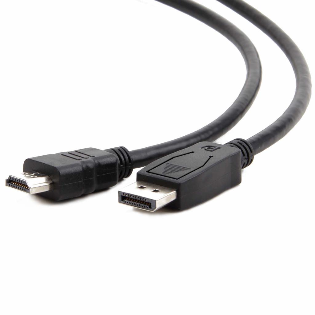 Кабель мультимедійний Display Port to HDMI 1.0m Cablexpert (CC-DP-HDMI-1M)