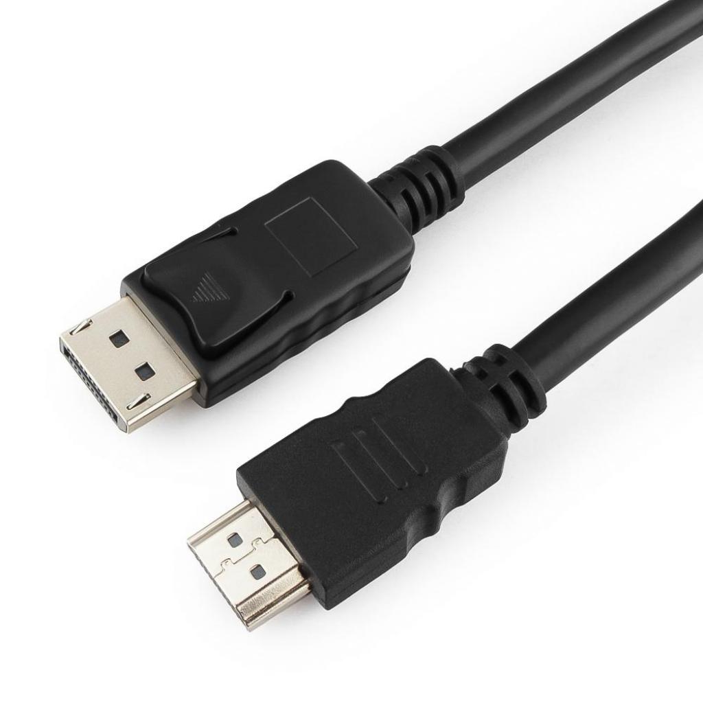 Кабель мультимедійний Display Port to HDMI 5.0m Cablexpert (CC-DP-HDMI-5M)