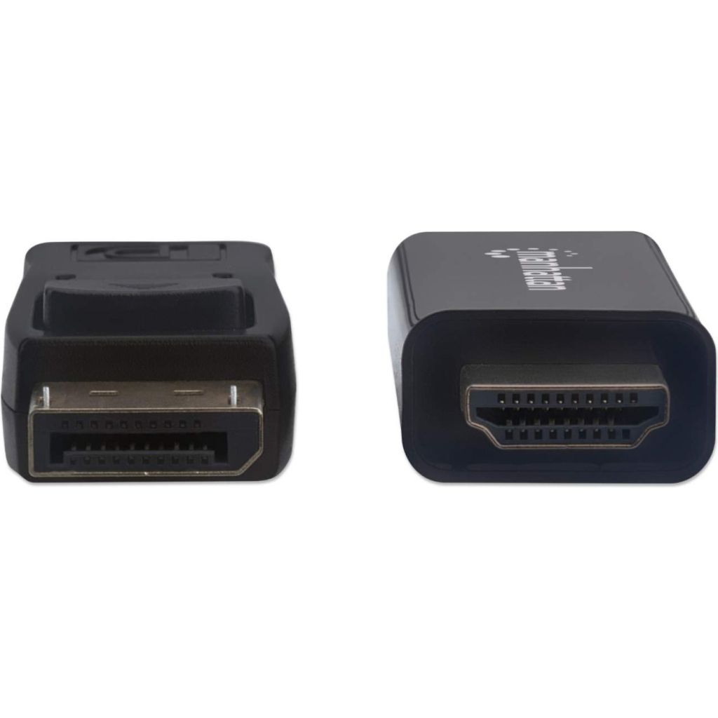 Кабель мультимедійний DisplayPort M to HDMI M 1.0m 4K60Hz UFHD Manhattan Intracom (153195)