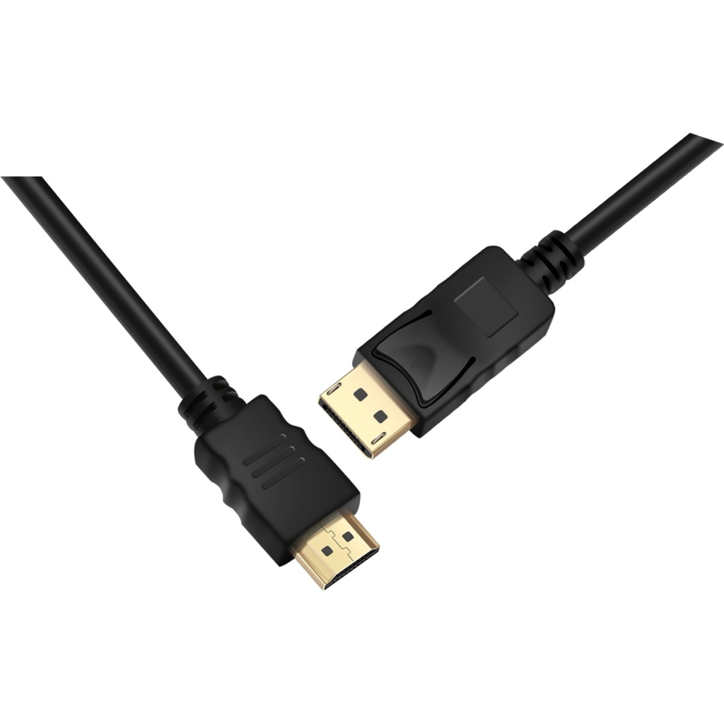 Кабель мультимедійний DisplayPort to HDMI 1.8m ProLogix (PR-DP-HDMI-P-02-30-18m)