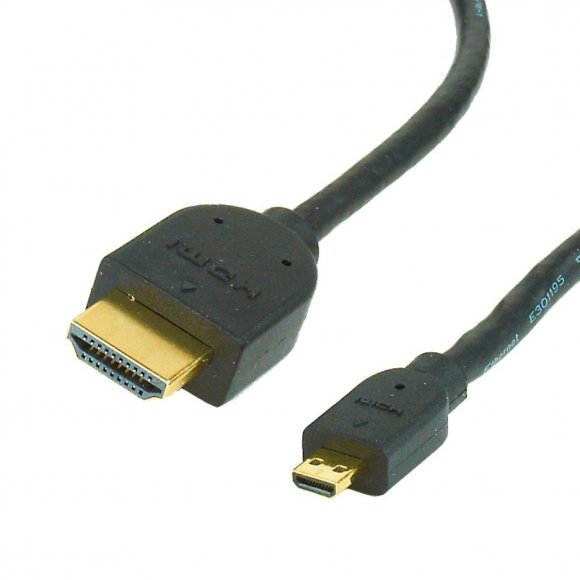 Кабель мультимедійний HDMI A to HDMI D (micro), 3.0m Cablexpert (CC-HDMID-10)