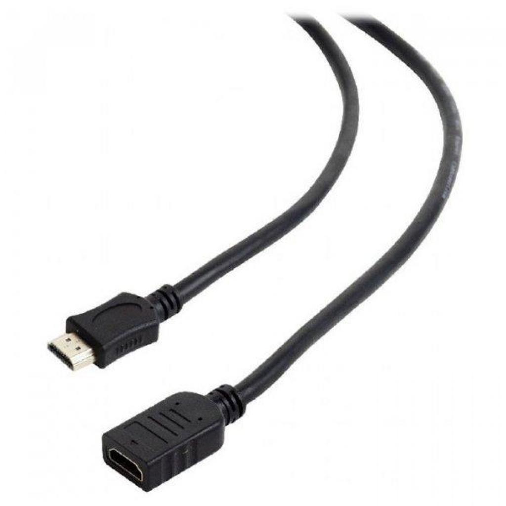 Кабель мультимедійний HDMI male to female 0.5m Cablexpert (CC-HDMI4X-0.5M)