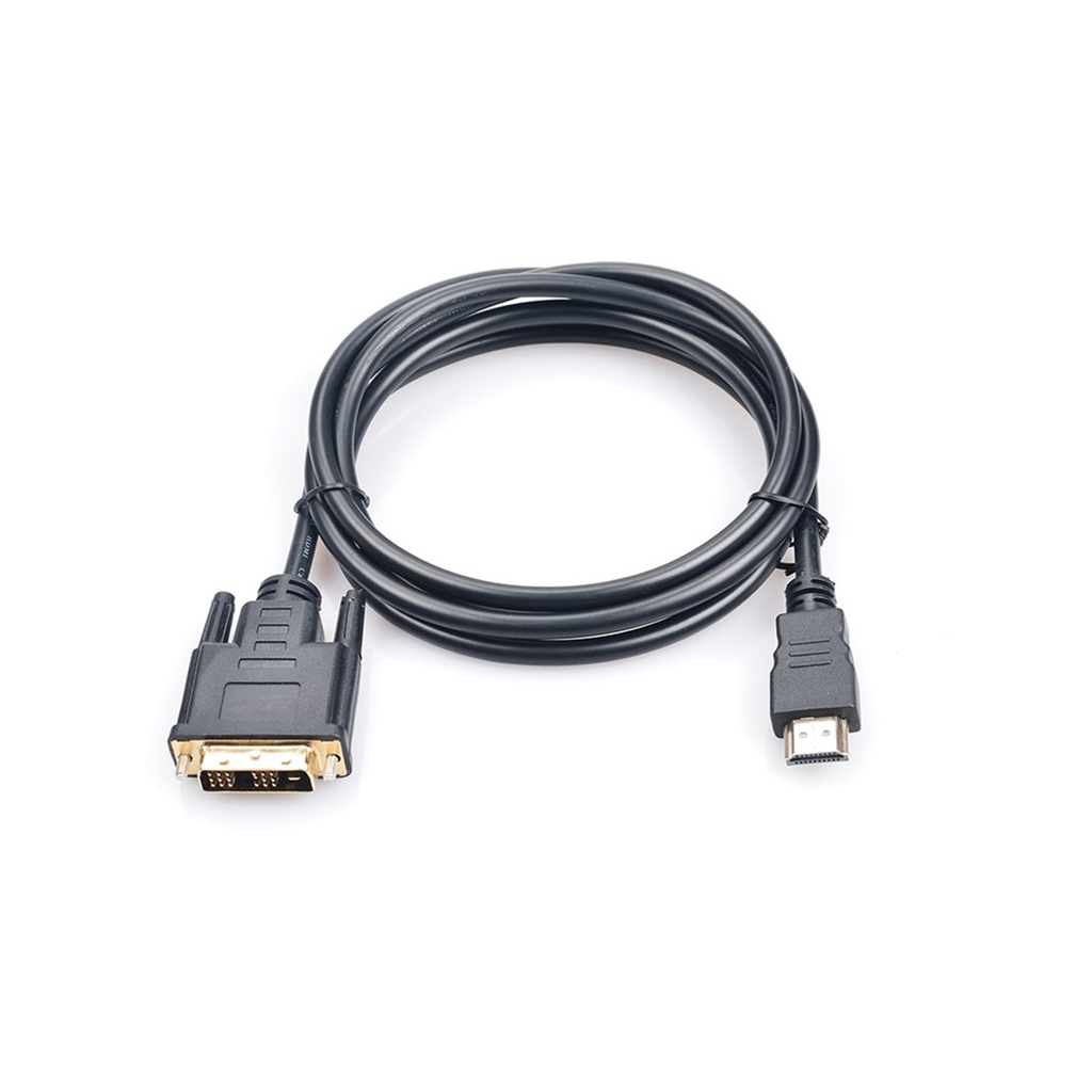 Кабель мультимедійний HDMI to DVI 1.8m Single Link 18+1 Premium ProLogix (PR-HDMI-DVI-P-01-30-18m)