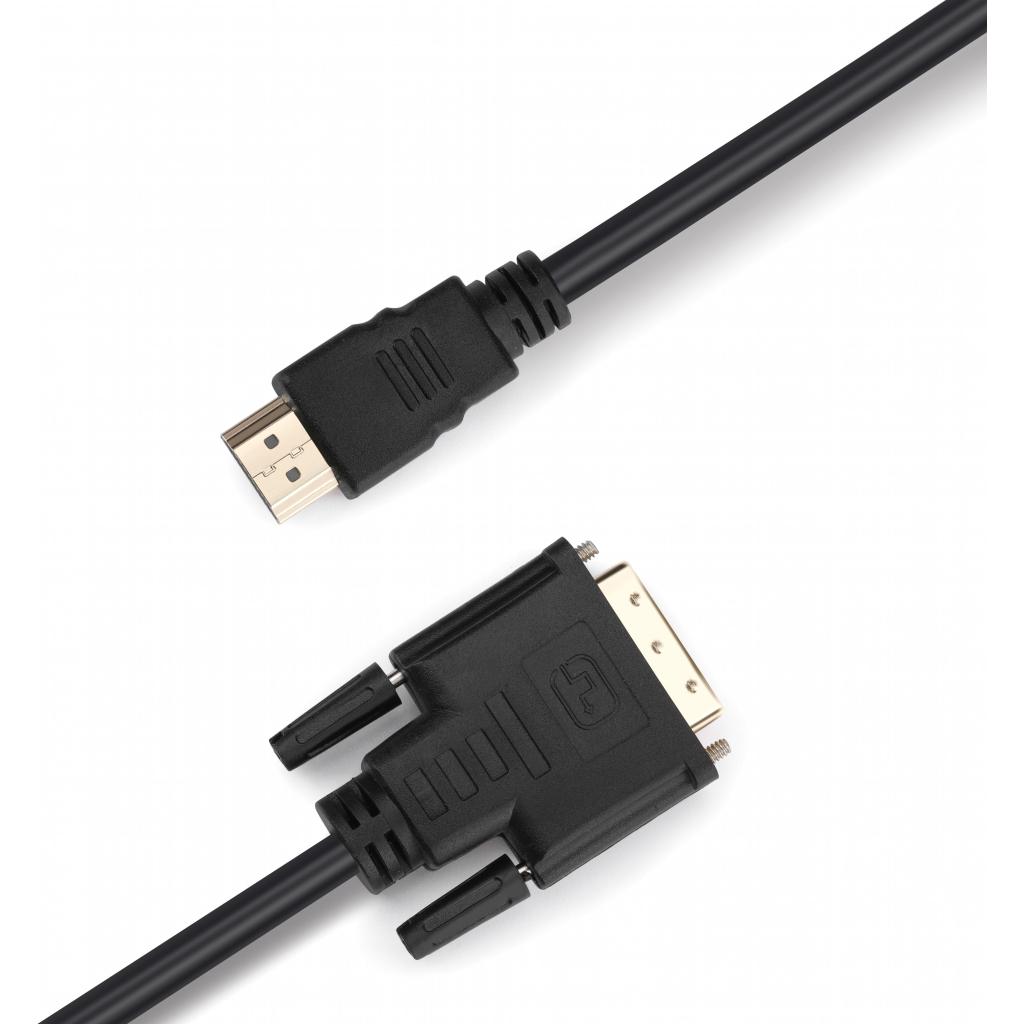 Кабель мультимедійний HDMI to DVI 3.0m Single Link 18+1 Premium ProLogix (PR-HDMI-DVI-P-01-30-3m)