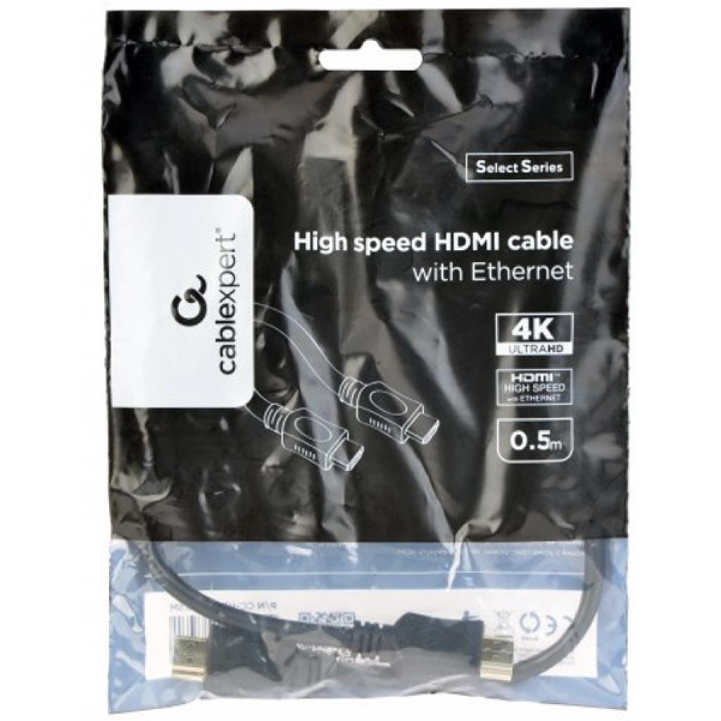 Кабель мультимедійний HDMI to HDMI 0.5m V.1.4 Cablexpert (CC-HDMI4L-0.5M)