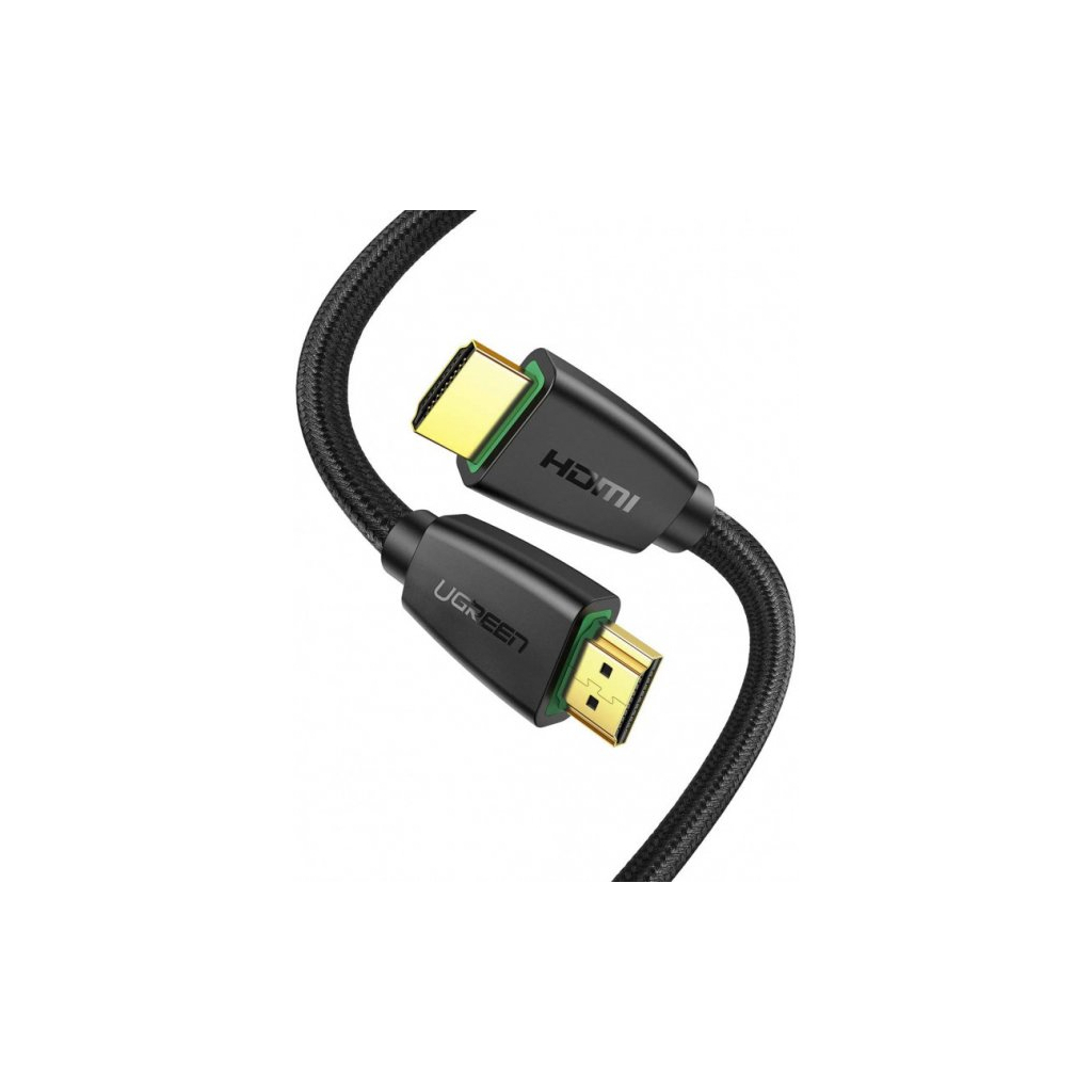 Кабель мультимедійний HDMI to HDMI 1.0m HD118 Nylon Braid (Black) Ugreen (40408)