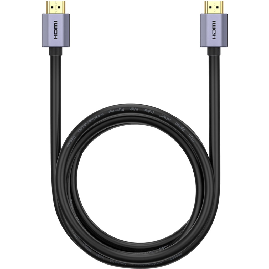 Кабель мультимедійний HDMI to HDMI 1.0m V2.0 Baseus (WKGQ020001)