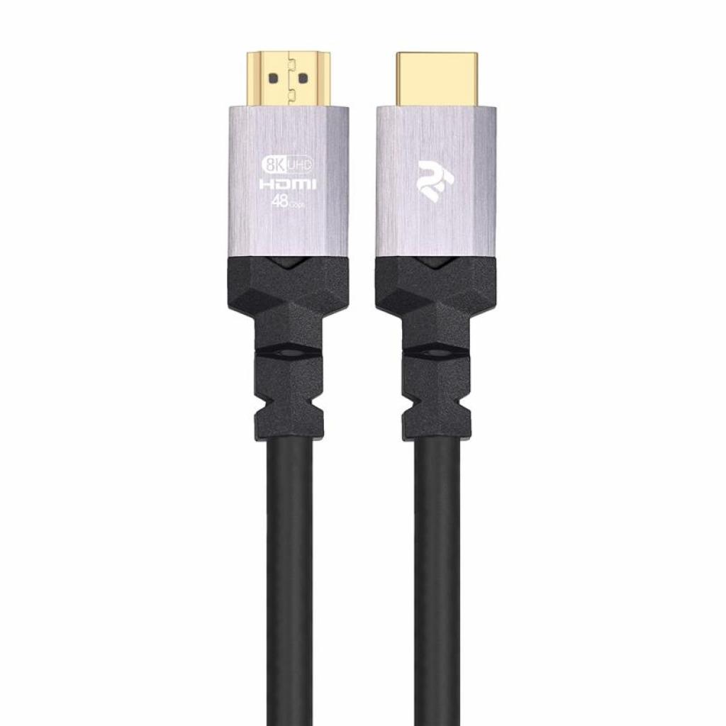 Кабель мультимедійний HDMI to HDMI 3.0m v.2.1 2E (2EW-1143-3M)