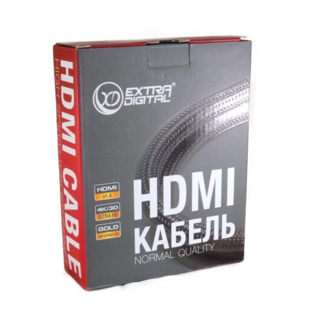 Кабель мультимедійний HDMI to HDMI 3.0m v2.0 30awg, 14+1, CCS Extradigital (KBH1746)