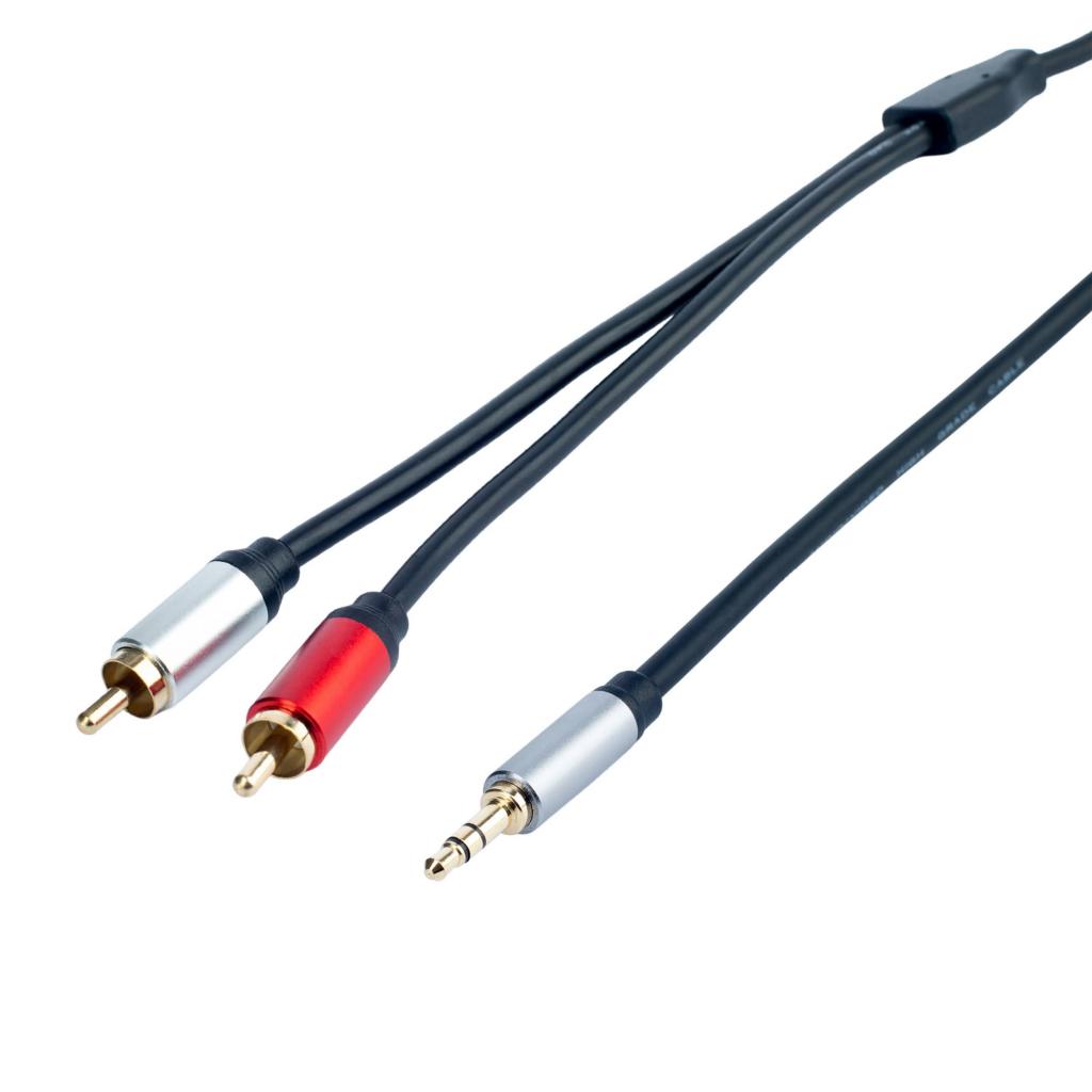 Кабель мультимедійний Jack 3.5mm M to 2xRCA 10.0m ProfCable (ProfCable1-1000)