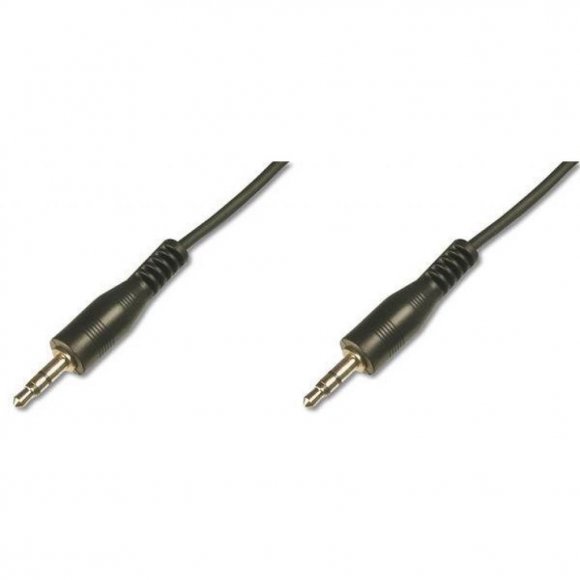 Кабель мультимедійний Jack 3.5mm M/Jack 3.5mm M 1.5m Digitus (AK-510100-015-S)