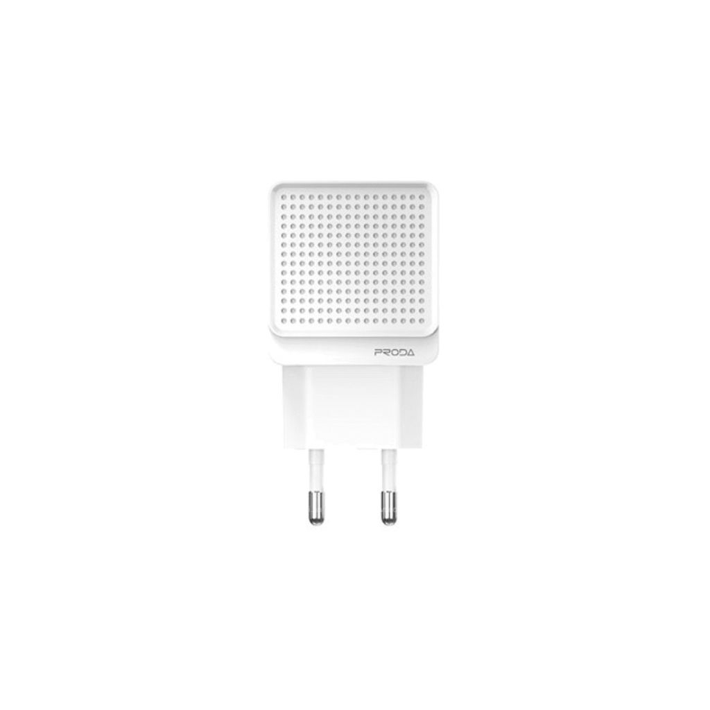 Зарядний пристрій Proda Saiya air А25i 2USB 18W white + cable Lightning (PD-A25i-Cab-WH)