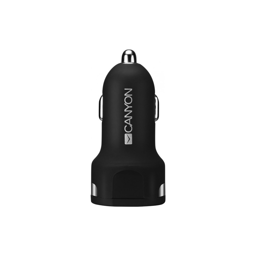 Зарядний пристрій Canyon Universal 2xUSB car adapter (CNE-CCA04B)