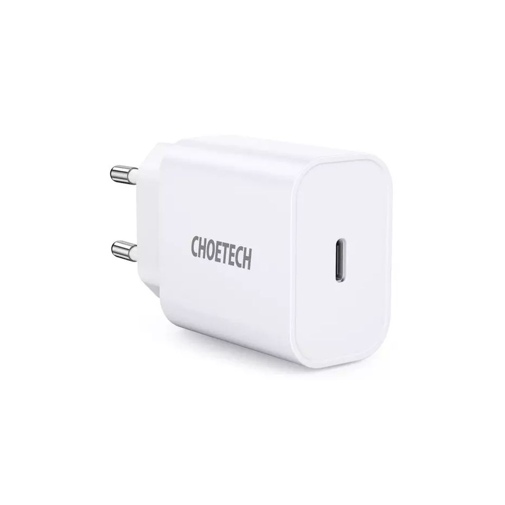 Зарядний пристрій Choetech USB-С 20W PD/QC (Q5004-EU-WH)