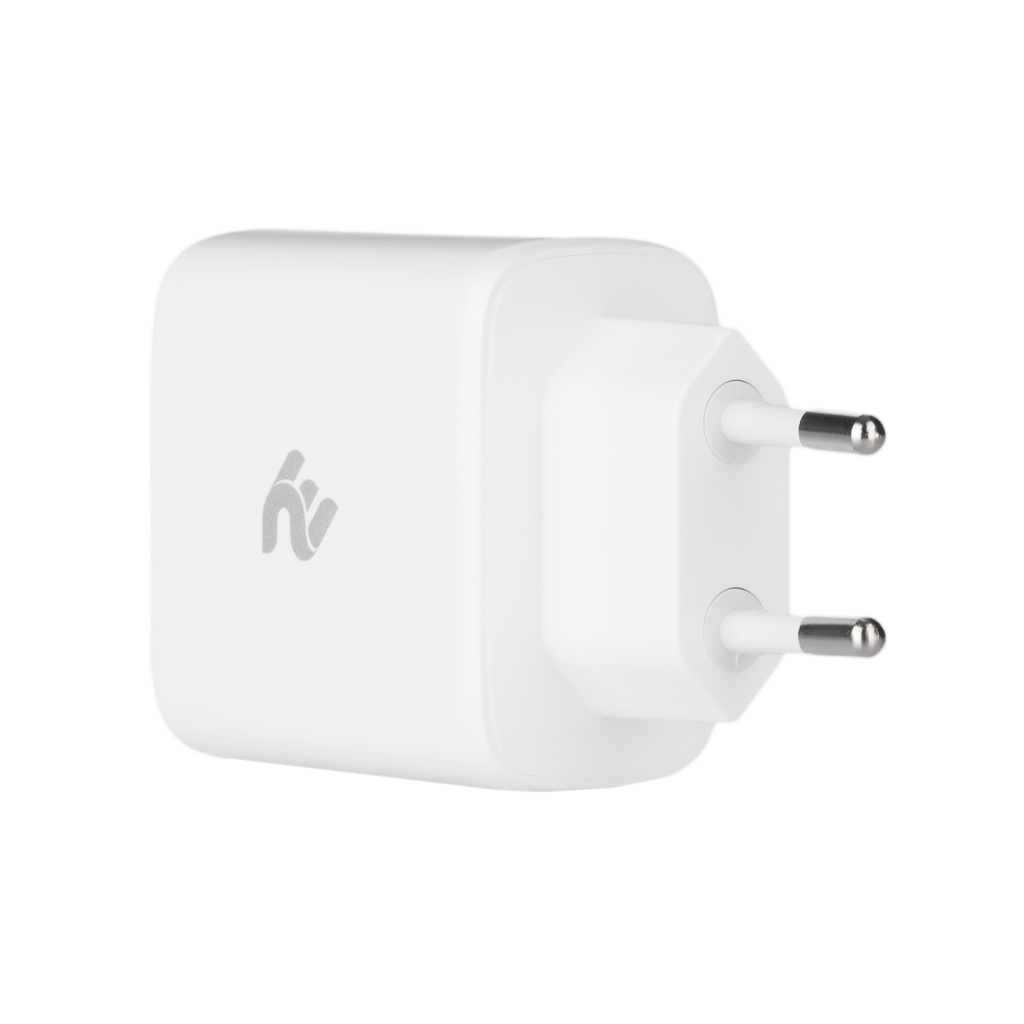 Зарядний пристрій 2E USB Wall Charger QC, PD, Max 30W, white (2E-WC2USB30W-W)