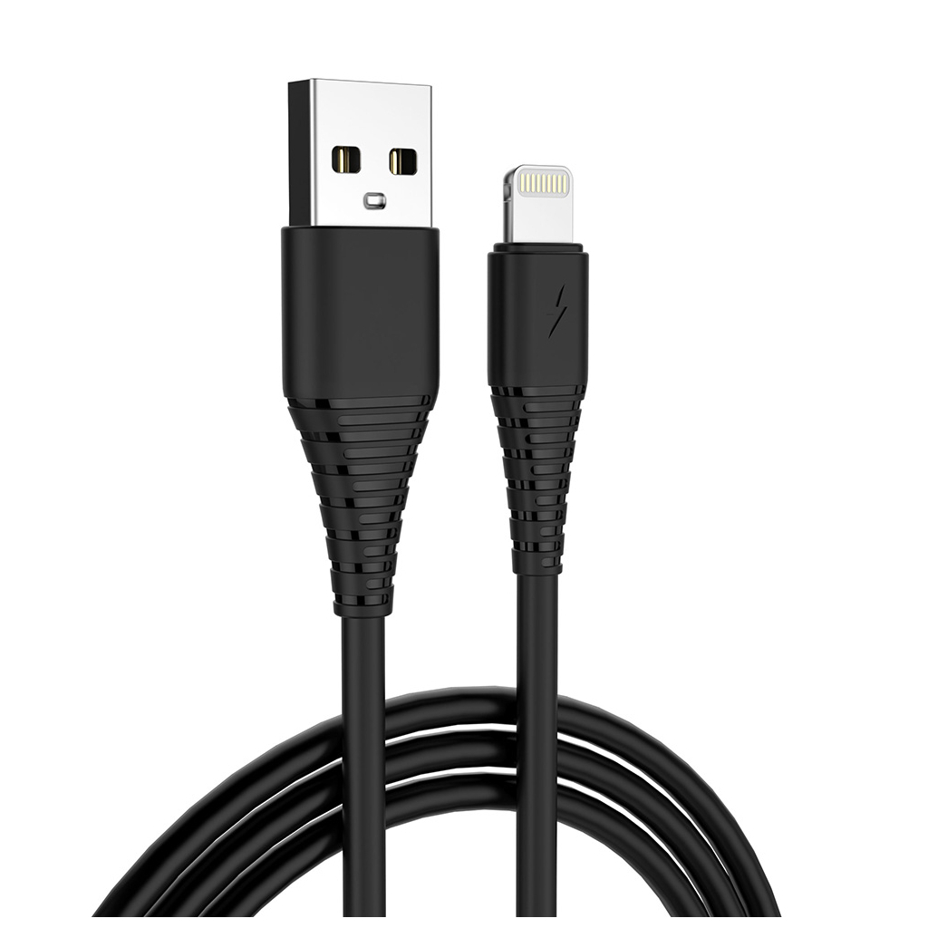 Зарядний пристрій ColorWay 1USB Quick Charge 3.0 (18W) black + cable Lightning (CW-CHS013QCL-BK)