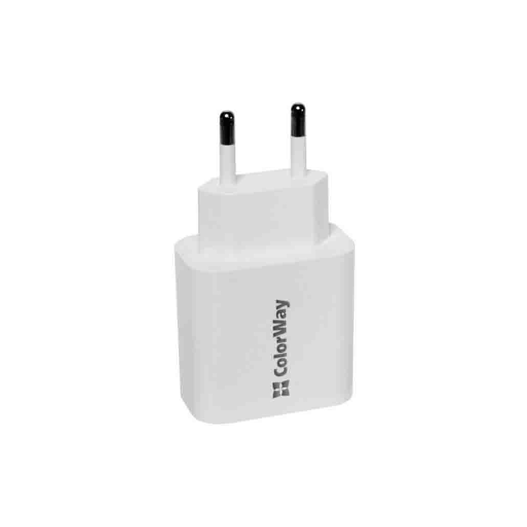 Зарядний пристрій ColorWay 3USB 3.1A white OEM (OEM_CW-CHS003-WT)