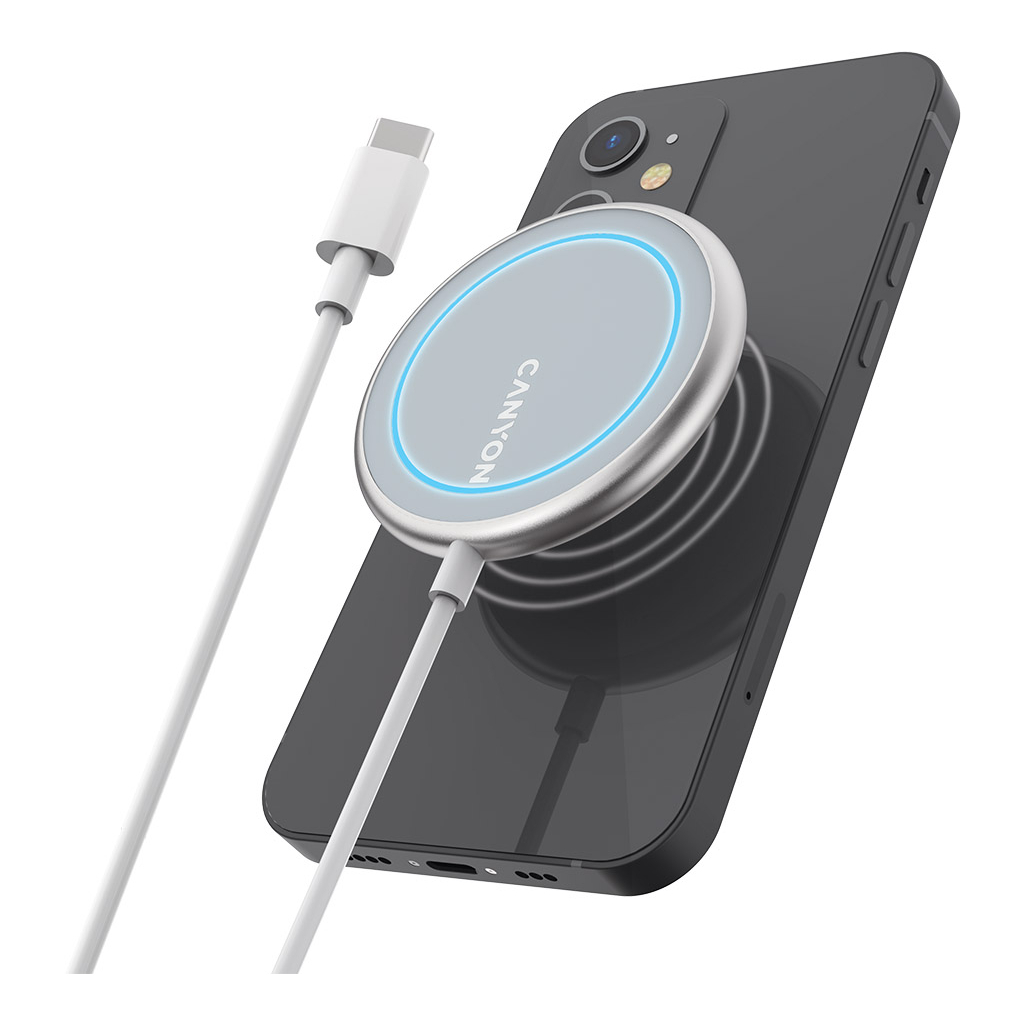 Зарядний пристрій Canyon WS-100 Wireless charger (CNS-WCS100)