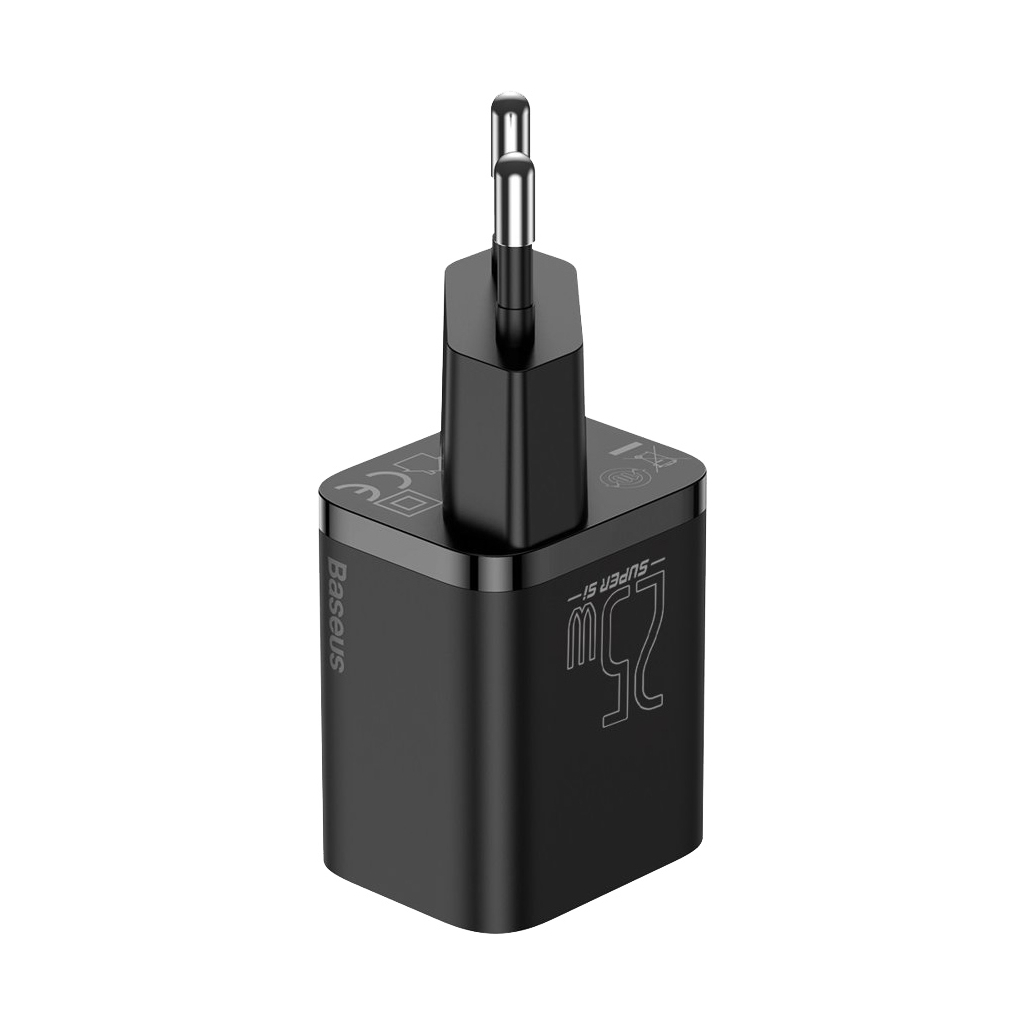 Зарядний пристрій Baseus Super Si Quick Charger 1C 25W Black (CCSP020101)