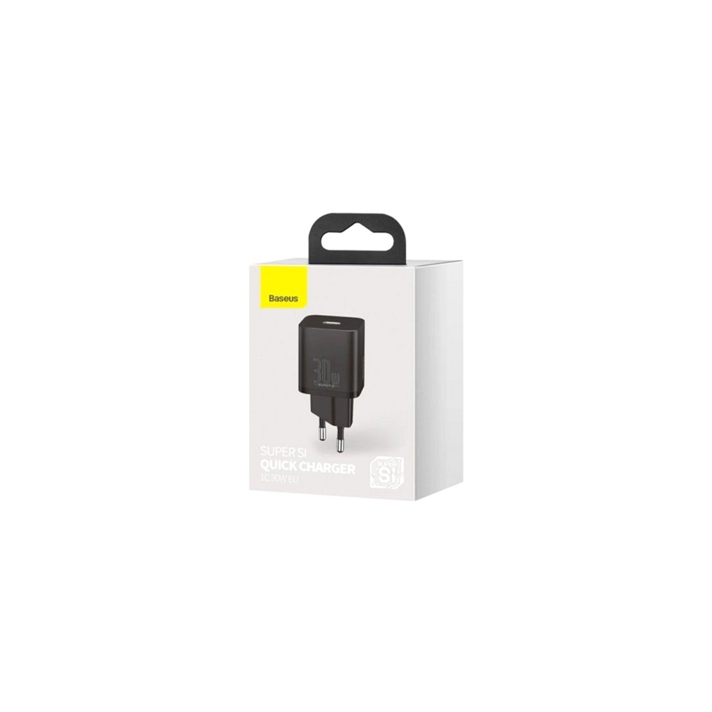 Зарядний пристрій Baseus Super Si quick charger IC 30W Black (CCSUP-J01)