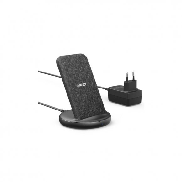 Зарядний пристрій Anker PowerWave II Stand 5/7.5/10/15W (Black+Gray) (B2529GF1)