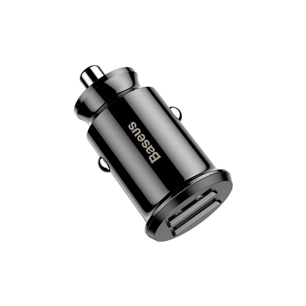 Зарядний пристрій Baseus Grain Car Charger USB-A Black (CCALL-ML01)