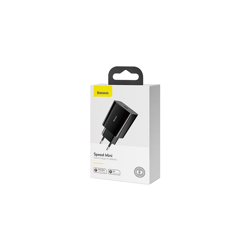 Зарядний пристрій Baseus Speed Mini Quick Charger Black (CCFS-SN01)