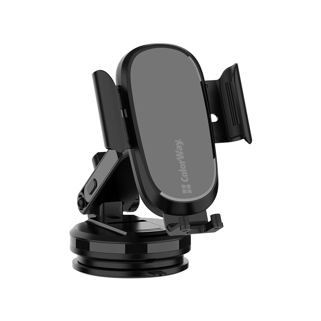 Зарядний пристрій ColorWay Dashboard Car Wireless Charger 15W Black (CW-CHAW037Q-BK)